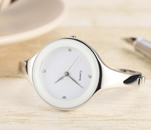 Women's Round Bracelet Quartz Watch