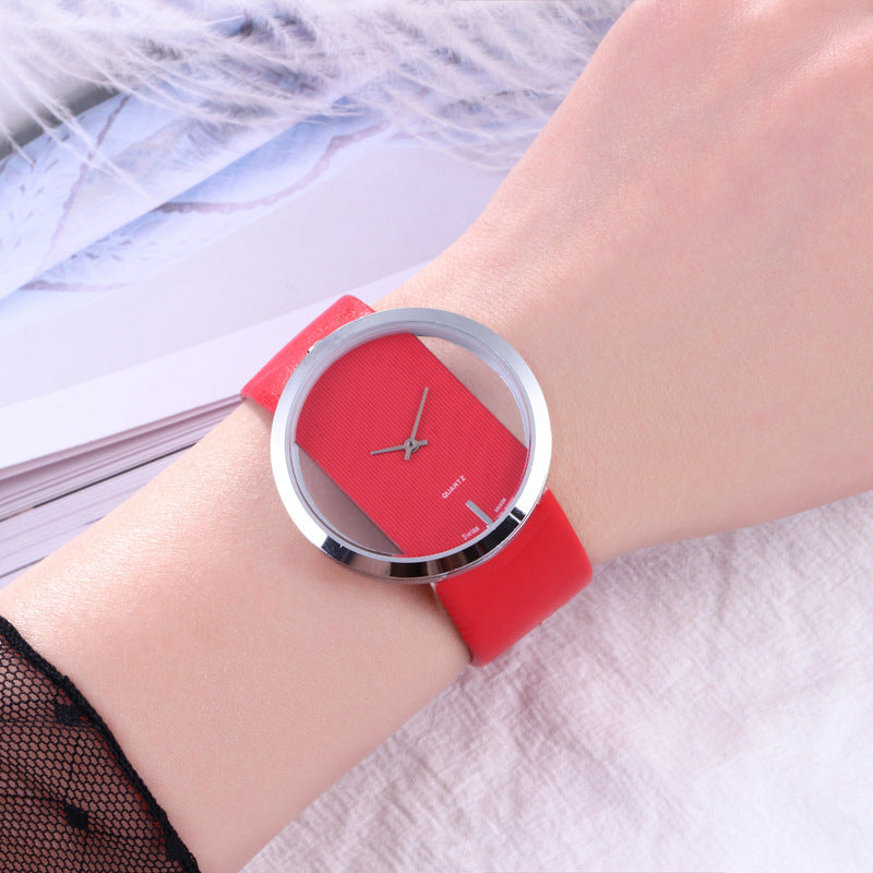 Quartz Clear Face Watch for Men and Women