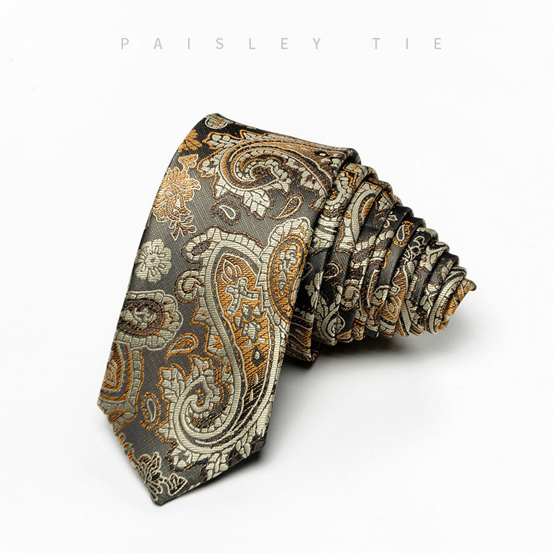 Elegant Korean-Style Slim Tie – Modern Minimalist Fashion