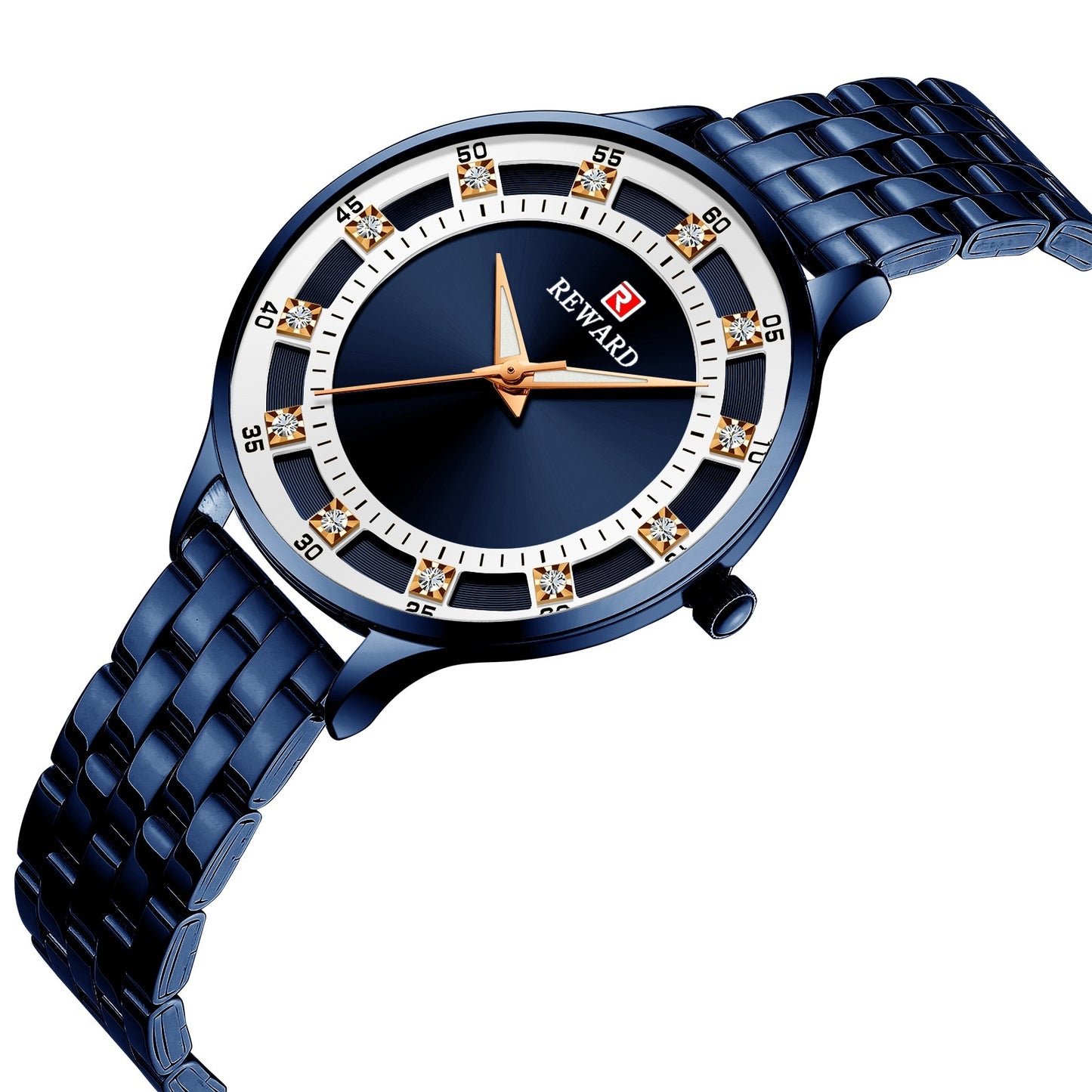 Elegant Women's Stainless Steel Waterproof Quartz Watch – Timeless Precision & Style