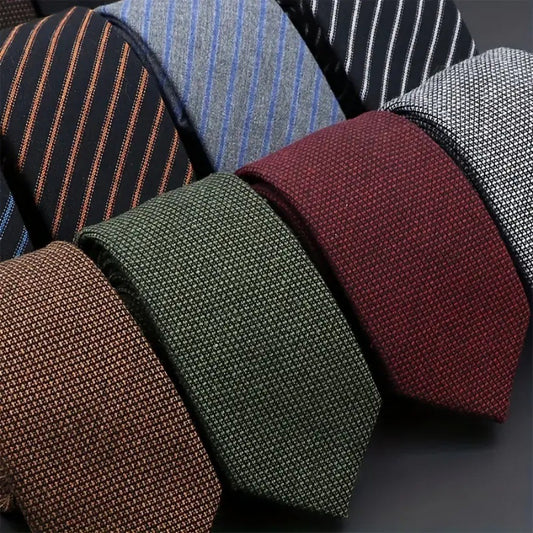 Timeless Style: Men's Plaid & Wool Neck Ties for Every Occasion