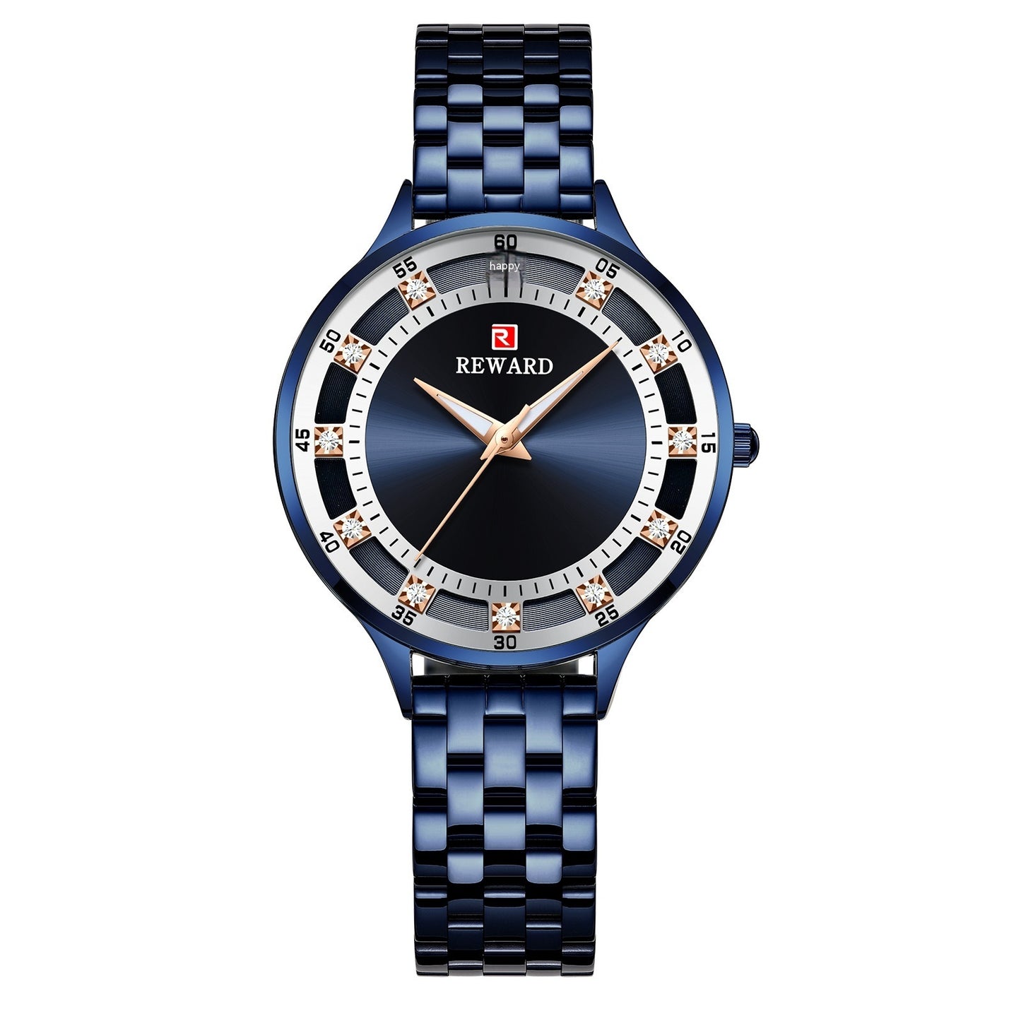 Elegant Women's Stainless Steel Waterproof Quartz Watch – Timeless Precision & Style