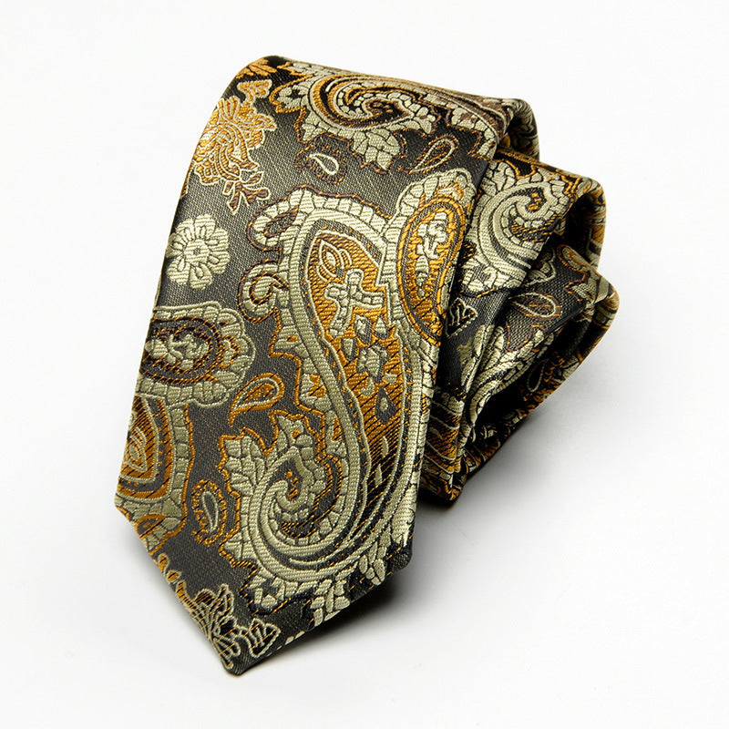 Elegant Korean-Style Slim Tie – Modern Minimalist Fashion
