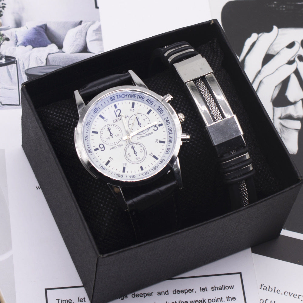 Men's Light Glass Wristwatch