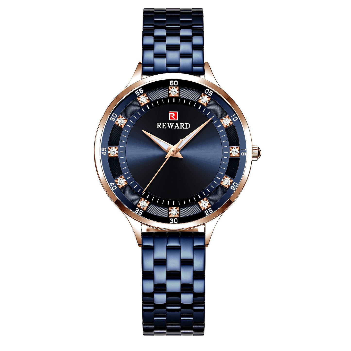 Elegant Women's Stainless Steel Waterproof Quartz Watch – Timeless Precision & Style